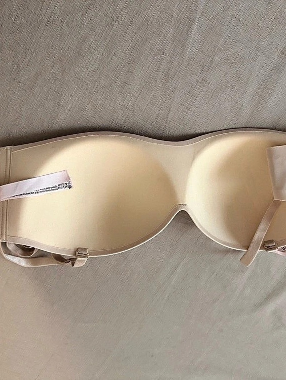 Victoria's Secret Multiway Strapless Bra Beige 36D/80